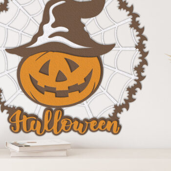 Intra απο ξύλο plywood 3mm-4mm πάχος – Κολοκύθα Halloween Δίασταση  20x20 cm INTRAFABR-17604624 - Image 5