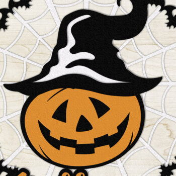 Intra απο ξύλο plywood 3mm-4mm πάχος – Κολοκύθα Halloween Δίασταση  20x20 cm INTRAFABR-17604624 - Image 7