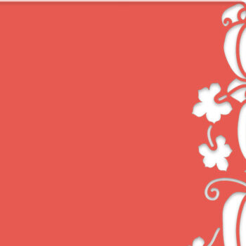 Intra απο ξύλο plywood 3mm-4mm πάχος – Κάρτα με άκρα κολοκύθας με δαντέλα Δίασταση  20x20 cm INTRAFABR-18843024 - Image 2