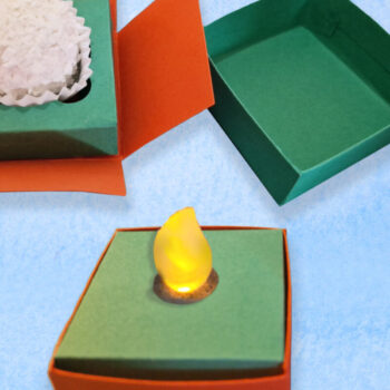 Intra απο ξύλο plywood 3mm-4mm πάχος – Φανάρι κολοκύθας για κερί & σοκολάτα Δίασταση  20x20 cm INTRAFABR-78095965 - Image 8