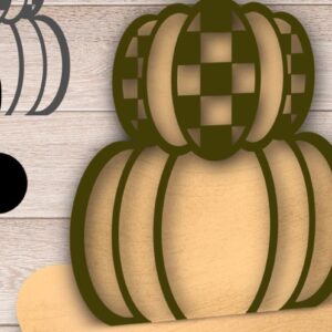 Intra απο ξύλο plywood 3mm-4mm πάχος – Pumpkin, Thanksgiving Δίασταση  20x20 cm INTRAFABR-34579125