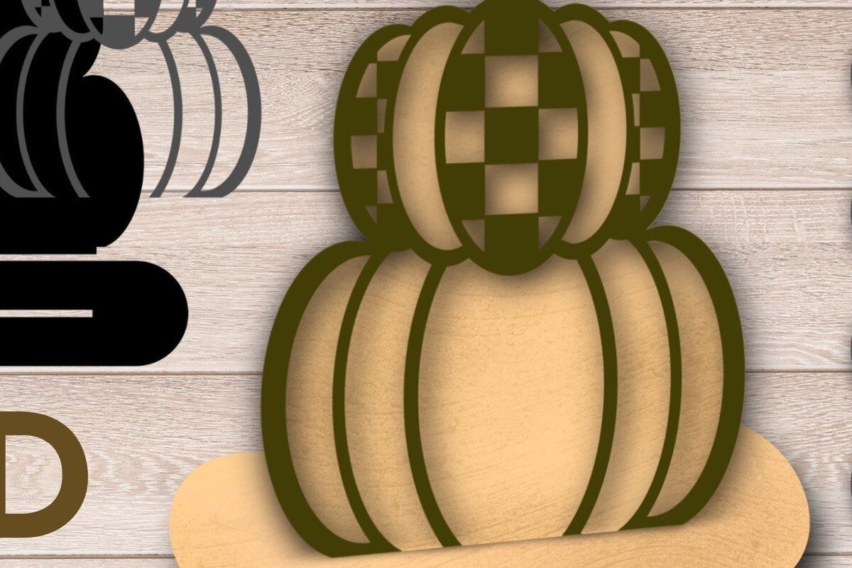 Intra απο ξύλο plywood 3mm-4mm πάχος – Pumpkin, Thanksgiving Δίασταση  20x20 cm INTRAFABR-34579125