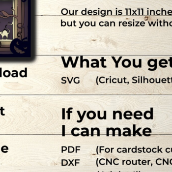 Intra απο ξύλο plywood 3mm-4mm πάχος – Pumpkin Multilayered, Halloween 3d Δίασταση 20x20 cm INTRAFABR-76669776 - Image 2