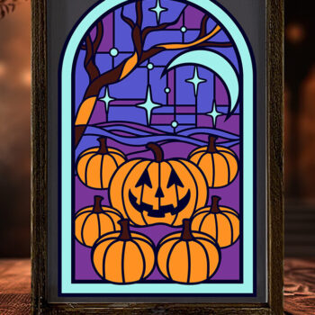 Intra απο ξύλο plywood 3mm-4mm πάχος – Κολοκύθα Patch Βιτρώ Δίασταση  20x20 cm INTRAFABR-81693262 - Image 1