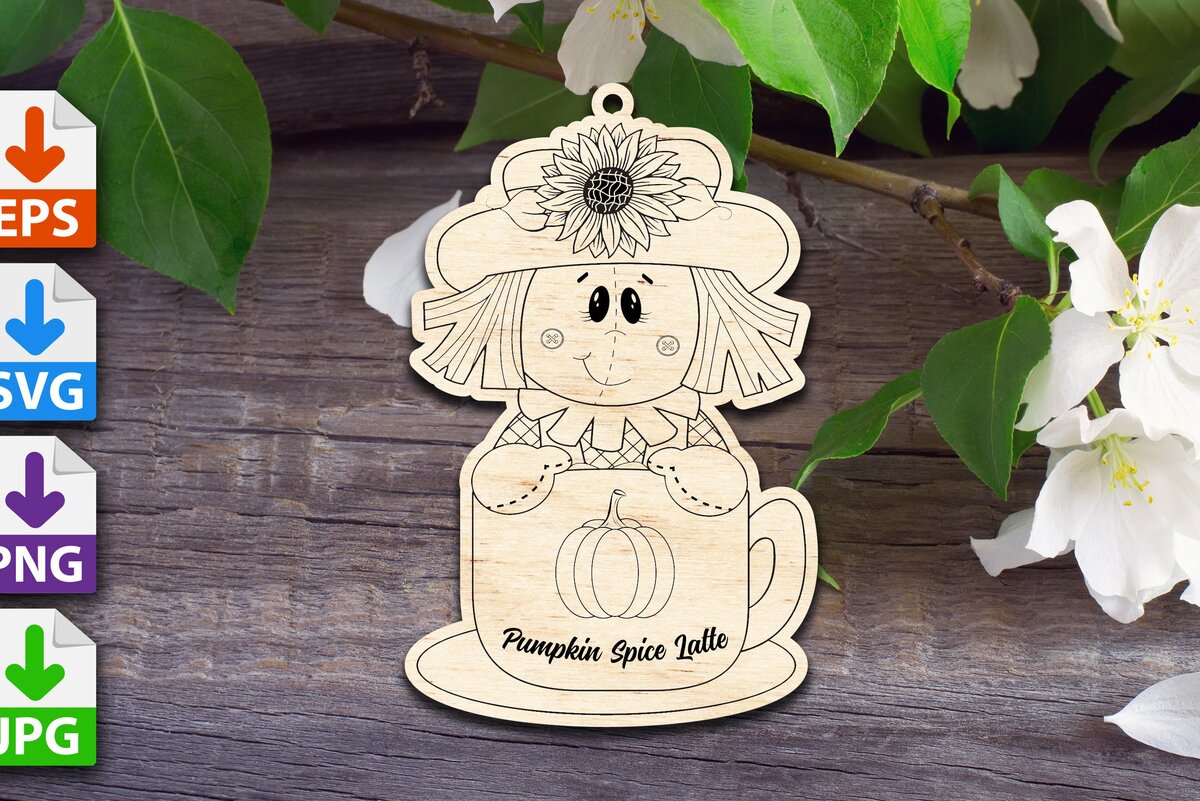 Intra απο ξύλο plywood 3mm-4mm πάχος – Pumpkin Spice Latte Δίασταση  20x20 cm INTRAFABR-40906599