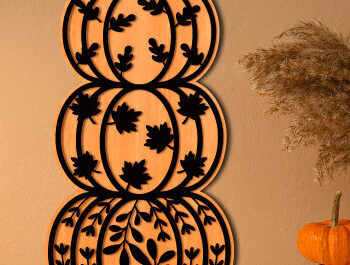 Intra απο ξύλο plywood 3mm-4mm πάχος – Pumpkin Stack Laser Cit Δίασταση 20x20 cm INTRAFABR-101469860 - Image 2