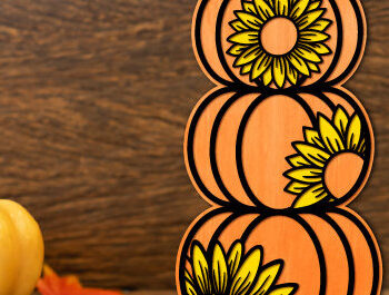 Intra απο ξύλο plywood 3mm-4mm πάχος – Pumpkin Stack Laser Cit Δίασταση 20x20 cm INTRAFABR-101469837 - Image 1