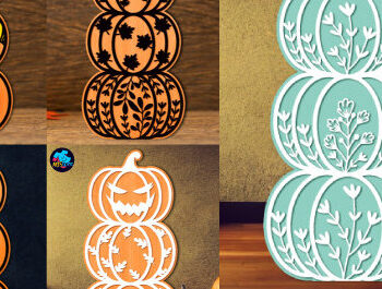 Intra απο ξύλο plywood 3mm-4mm πάχος – Δέσμη κοπής με λέιζερ στοίβας κολοκύθας Δίασταση  20x20 cm INTRAFABR-101469928 - Image 1