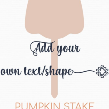 Intra απο ξύλο plywood 3mm-4mm πάχος – Πάσσαλο κολοκύθας, Ετικέτα κήπου, κάλυμμα κέικ Δίασταση 20x20 cm INTRAFABR-104623563 - Image 2