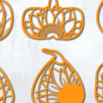 Intra απο ξύλο plywood 3mm-4mm πάχος – Πακέτο κολοκύθας ηλίανθου Mandala Δίασταση 20x20 cm INTRAFABR-77697320 - Image 1