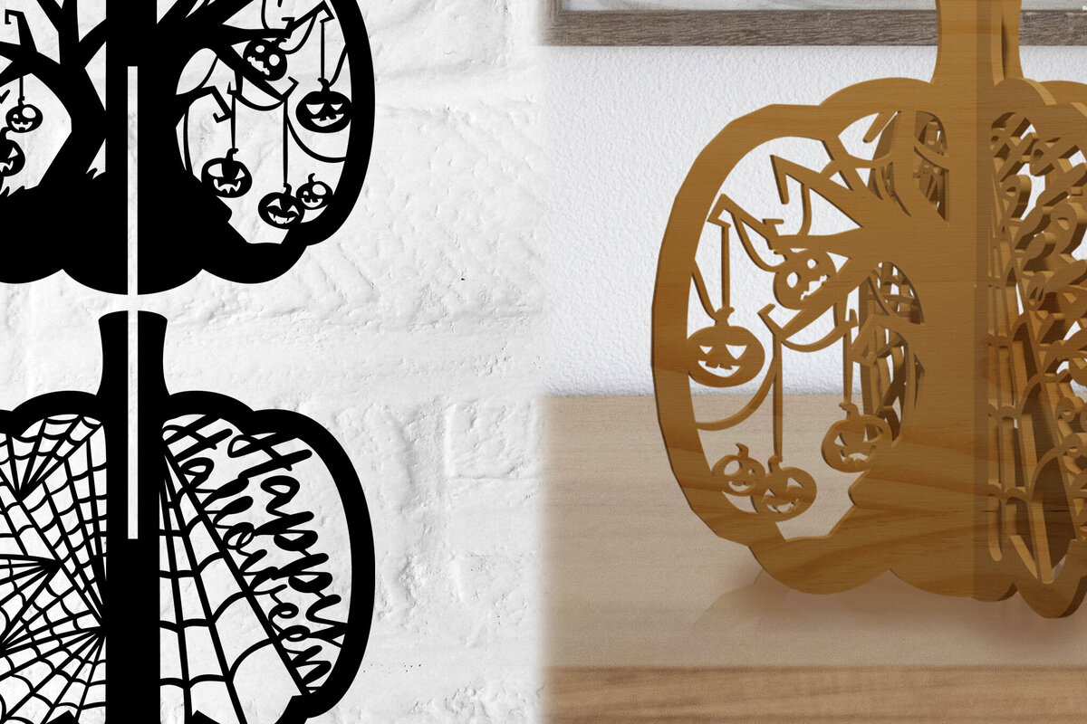 Intra απο ξύλο plywood 3mm-4mm πάχος – Διακόσμηση κολοκύθας Δίασταση  20x20 cm INTRAFABR-79137442