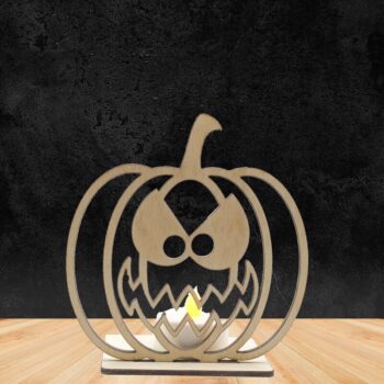 Intra απο ξύλο plywood 3mm-4mm πάχος – Φως τσαγιού κολοκύθας Δίασταση  20x20 cm INTRAFABR-39583731 - Image 1