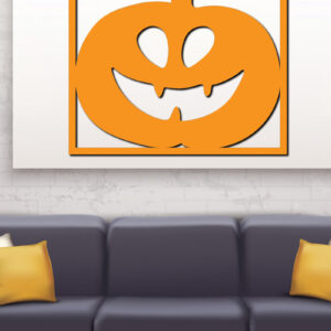 Intra απο ξύλο plywood 3mm-4mm πάχος –  κοπής με λέιζερ διακόσμηση τοίχου κολοκύθας 5 Δίασταση  40x30 cm INTRAFABR-78697266