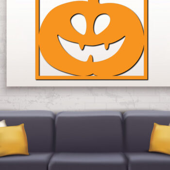 Intra απο ξύλο plywood 3mm-4mm πάχος – Διακόσμηση τοίχου κολοκύθας Πακέτο Cut Laser Δίασταση  40x30 cm INTRAFABR-74831552 - Image 6