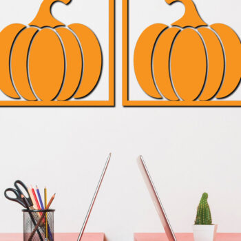 Intra απο ξύλο plywood 3mm-4mm πάχος – Διακόσμηση τοίχου κολοκύθας Πακέτο Cut Laser Δίασταση  40x30 cm INTRAFABR-74831552 - Image 11