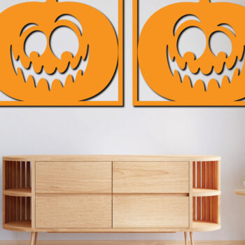 Intra απο ξύλο plywood 3mm-4mm πάχος – Διακόσμηση τοίχου κολοκύθας Πακέτο Cut Laser Δίασταση  40x30 cm INTRAFABR-74831552 - Image 15