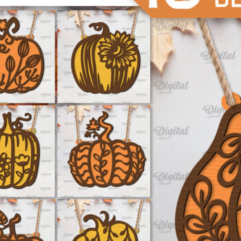 Intra απο ξύλο plywood 3mm-4mm πάχος – Πακέτο κοπής με λέιζερ διακοσμήσεις κολοκύθας Δίασταση 20x20 cm INTRAFABR-103942964 - Image 1