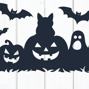 Intra απο ξύλο plywood 3mm-4mm πάχος – Σετ "Pumpkins, Cats, Bats & Ghosts". Δίασταση  20x20 cm INTRAFABR-103171382 - Image 10