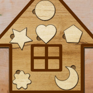 Intra απο ξύλο plywood 3mm-4mm πάχος – Παζλ για παιδιά, πρότυπο κοπής σε στρώσεις Δίασταση 20x20 cm INTRAFABR-87878032