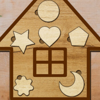 Intra απο ξύλο plywood 3mm-4mm πάχος – Παζλ για παιδιά, πρότυπο κοπής σε στρώσεις Δίασταση 20x20 cm INTRAFABR-87878032 - Image 1