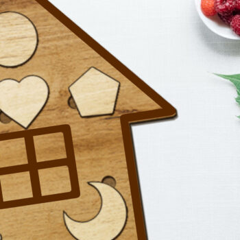 Intra απο ξύλο plywood 3mm-4mm πάχος – Παζλ για παιδιά, πρότυπο κοπής σε στρώσεις Δίασταση 20x20 cm INTRAFABR-87878032 - Image 2