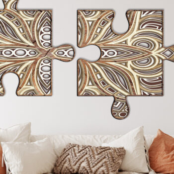 Intra απο ξύλο plywood 3mm-4mm πάχος – Αρχεία κοπής με λέιζερ πολλαπλών στρώσεων παζλ Δίασταση 20x20 cm INTRAFABR-12688805 - Image 3