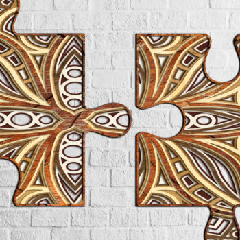 Intra απο ξύλο plywood 3mm-4mm πάχος – Αρχεία κοπής με λέιζερ πολλαπλών στρώσεων παζλ Δίασταση 20x20 cm INTRAFABR-12688805 - Image 4