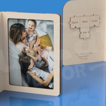 Intra απο ξύλο plywood 3mm-4mm πάχος – Πακέτο αρχείων παζλ φωτογραφιών Laser Δίασταση  20x20 cm INTRAFABR-121996399 - Image 2