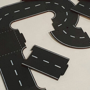 Intra απο ξύλο plywood 3mm-4mm πάχος – Puzzle Road για μοντέλα αυτοκινήτων Δίασταση  20x20 cm INTRAFABR-92586225 - Image 4