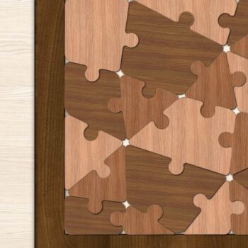 Intra απο ξύλο plywood 3mm-4mm πάχος – Παζλ, Αποκοπή αρχείου, Παζλ Δίασταση  20x20 cm INTRAFABR-10303068 - Image 1