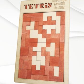Intra απο ξύλο plywood 3mm-4mm πάχος – Παζλ Tetris Dxf Design Δίασταση  40x30 cm INTRAFABR-60162970 - Image 2