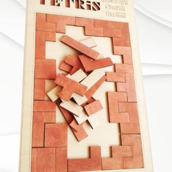Intra απο ξύλο plywood 3mm-4mm πάχος – Παζλ Tetris Dxf Design Δίασταση  40x30 cm INTRAFABR-60162970 - Image 4