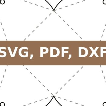 Intra απο ξύλο plywood 3mm-4mm πάχος – Κουτί σε σχήμα πυραμίδας Δίασταση  20x20 cm INTRAFABR-33153219 - Image 2