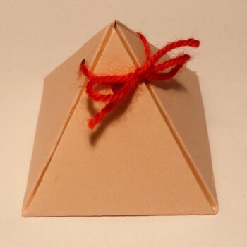 Intra απο ξύλο plywood 3mm-4mm πάχος – Κουτί σε σχήμα πυραμίδας Δίασταση  20x20 cm INTRAFABR-33153219 - Image 5