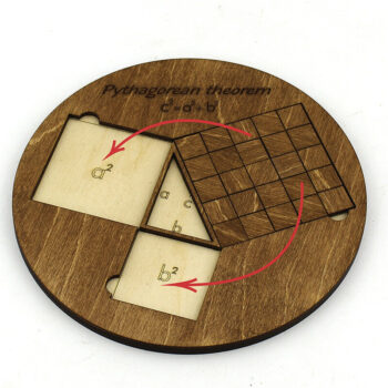 Intra απο ξύλο plywood 3mm-4mm πάχος – Απόδειξη Πυθαγόρειου Θεωρήματος. Αρχείο λέιζερ Δίασταση  20x20 cm INTRAFABR-93776681 - Image 5
