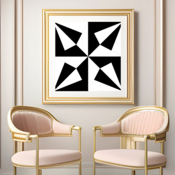 Intra απο ξύλο plywood 3mm-4mm πάχος – Quilt Block Frames 129 Δίασταση  45x45 cm INTRAFABR-118106183 - Image 3