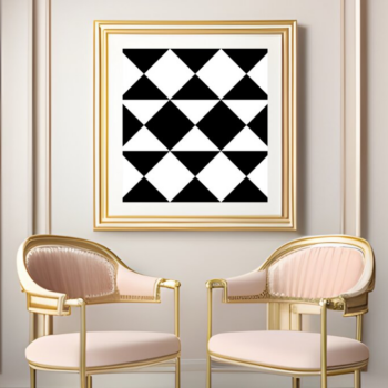 Intra απο ξύλο plywood 3mm-4mm πάχος – Quilt Block Frames 129 Δίασταση  45x45 cm INTRAFABR-118106183 - Image 5