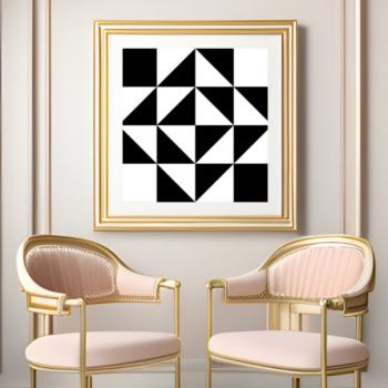 Intra απο ξύλο plywood 3mm-4mm πάχος – Quilt Block Frames 129 Δίασταση  45x45 cm INTRAFABR-118106183 - Image 6