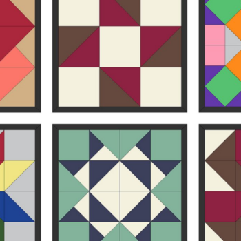 Intra απο ξύλο plywood 3mm-4mm πάχος – Μοτίβα μπλοκ παπλωμάτων 111 Δίασταση 20x20 cm INTRAFABR-118028450 - Image 4