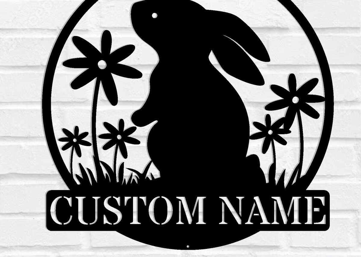 Intra απο ξύλο plywood 3mm-4mm πάχος –  επιγραφή Rabbit Δίασταση  20x20 cm INTRAFABR-114622607