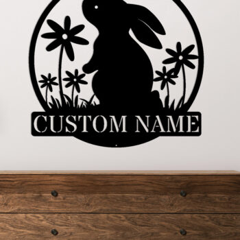 Intra απο ξύλο plywood 3mm-4mm πάχος –  επιγραφή Rabbit Δίασταση  20x20 cm INTRAFABR-114622607 - Image 2