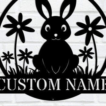 Intra απο ξύλο plywood 3mm-4mm πάχος –  επιγραφή Rabbit Δίασταση  20x20 cm INTRAFABR-114622601 - Image 1