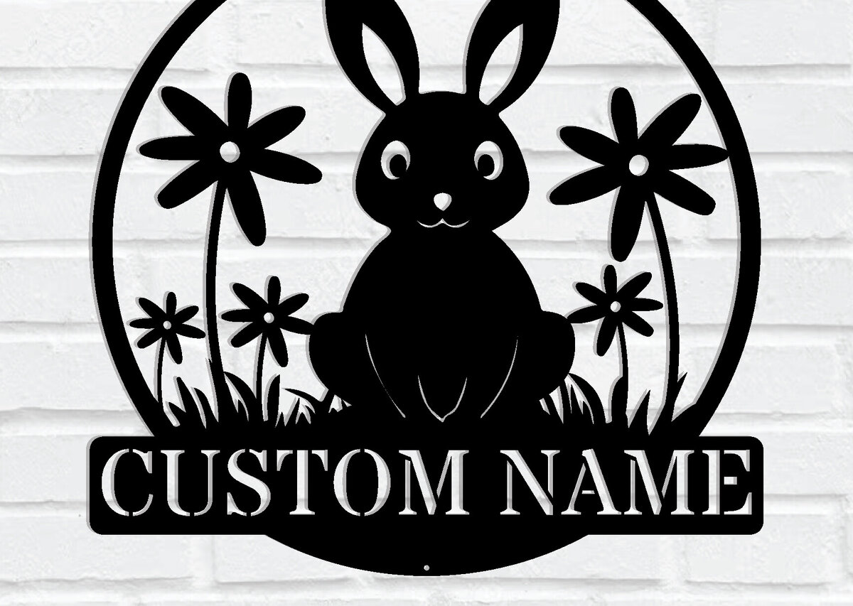 Intra απο ξύλο plywood 3mm-4mm πάχος –  επιγραφή Rabbit Δίασταση  20x20 cm INTRAFABR-114622601