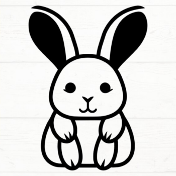 Intra απο ξύλο plywood 3mm-4mm πάχος – Rabbit, DXF, EPS, JPG, PNG Δίασταση  20x20 cm INTRAFABR-115722510 - Image 5