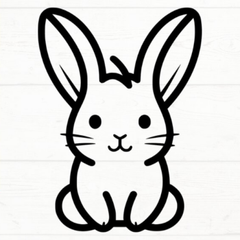 Intra απο ξύλο plywood 3mm-4mm πάχος – Rabbit, DXF, EPS, JPG, PNG Δίασταση  20x20 cm INTRAFABR-115722510 - Image 6