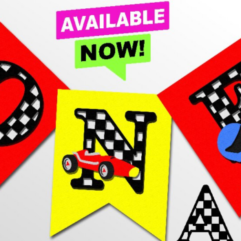 Intra απο ξύλο plywood 3mm-4mm πάχος – Race Car Alphabet 3D Δίασταση  20x20 cm INTRAFABR-100185286 - Image 1