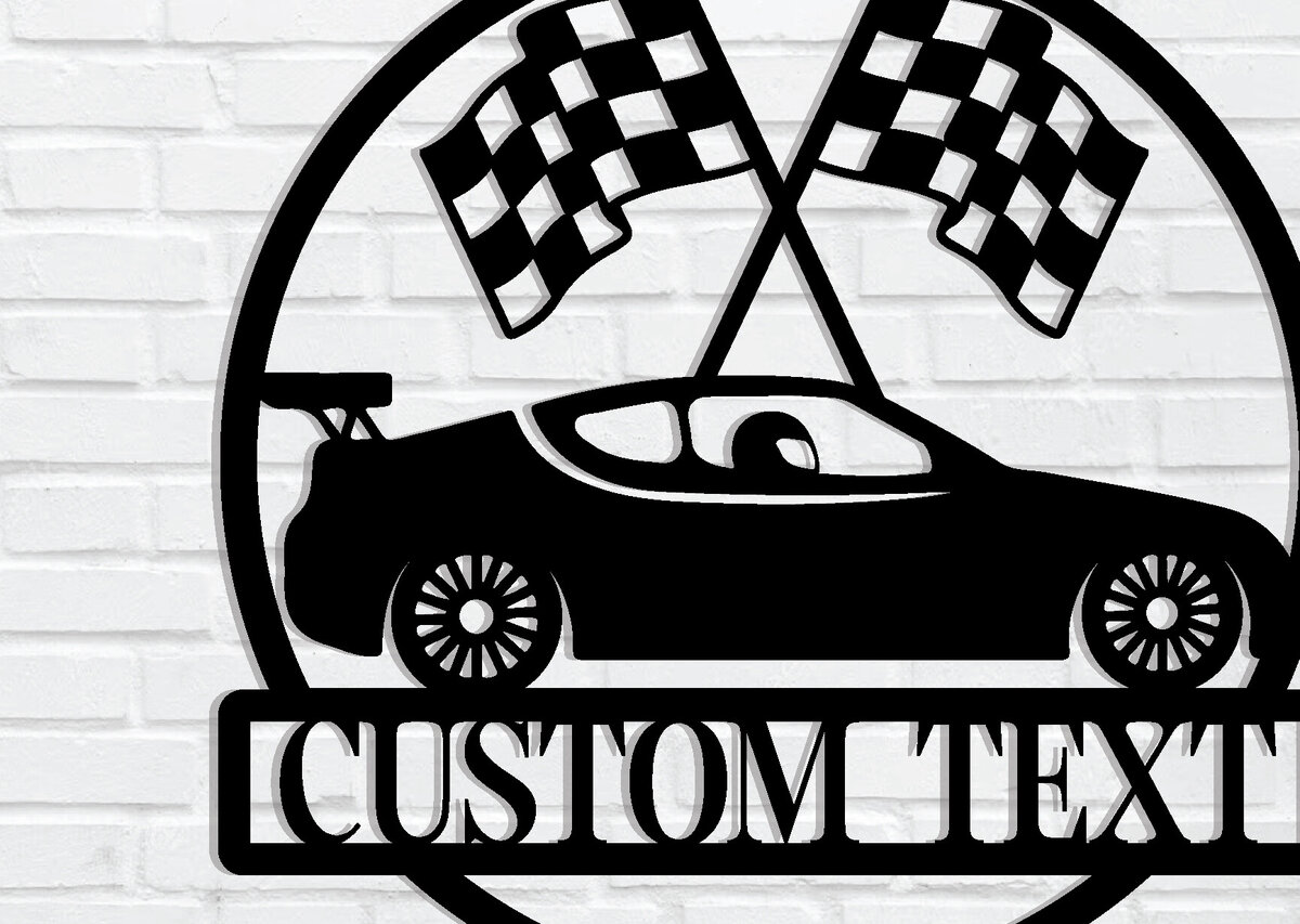 Intra απο ξύλο plywood 3mm-4mm πάχος –  πινακίδα προσαρμοσμένης ονομασίας αγωνιστικού αυτοκινήτου Δίασταση  20x20 cm INTRAFABR-106020914