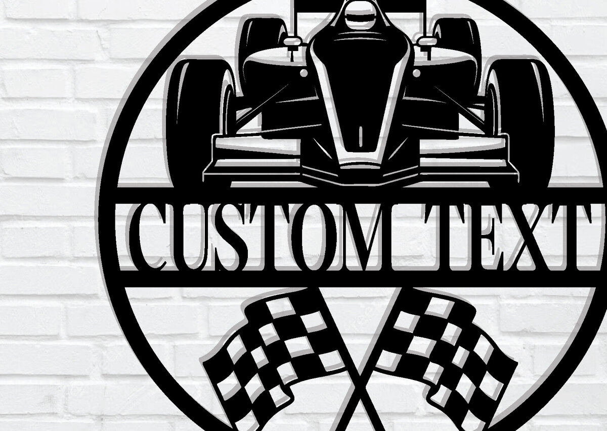 Intra απο ξύλο plywood 3mm-4mm πάχος –  πινακίδα προσαρμοσμένης ονομασίας αγωνιστικού αυτοκινήτου Δίασταση  20x20 cm INTRAFABR-106020819