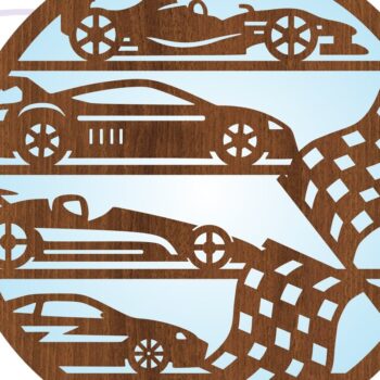 Intra απο ξύλο plywood 3mm-4mm πάχος – Πινακίδα τέχνης τοίχου αγωνιστικών αυτοκινήτων, Αρχείο. Διάνυσμα Δίασταση 40x30 cm INTRAFABR-80727778 - Image 3