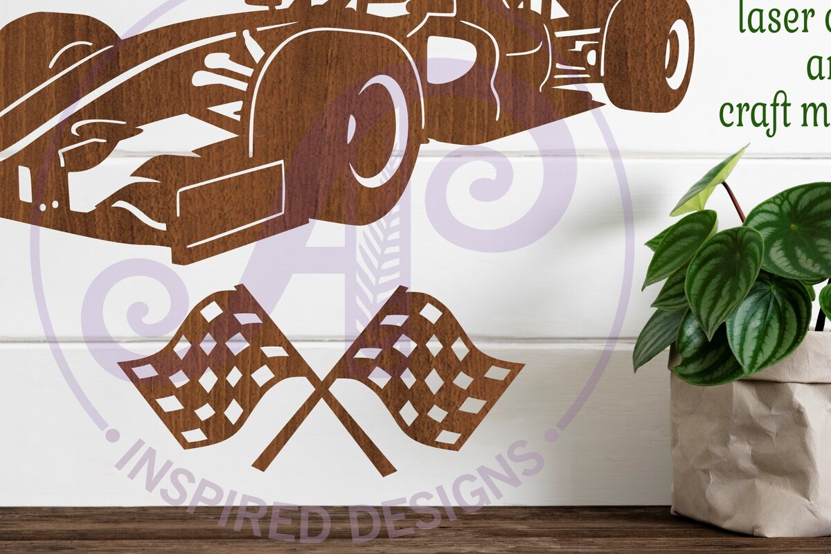 Intra απο ξύλο plywood 3mm-4mm πάχος – Επιτοίχια πινακίδα αγωνιστικού αυτοκινήτου, Αρχείο. Διάνυσμα περικοπή Δίασταση  20x20 cm INTRAFABR-97405733